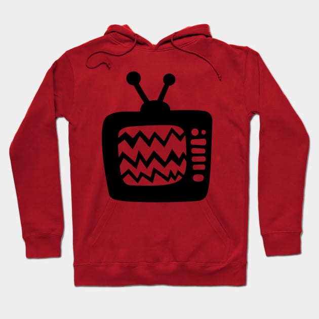 Nothing on TV - Vintage Television Hoodie by XOOXOO